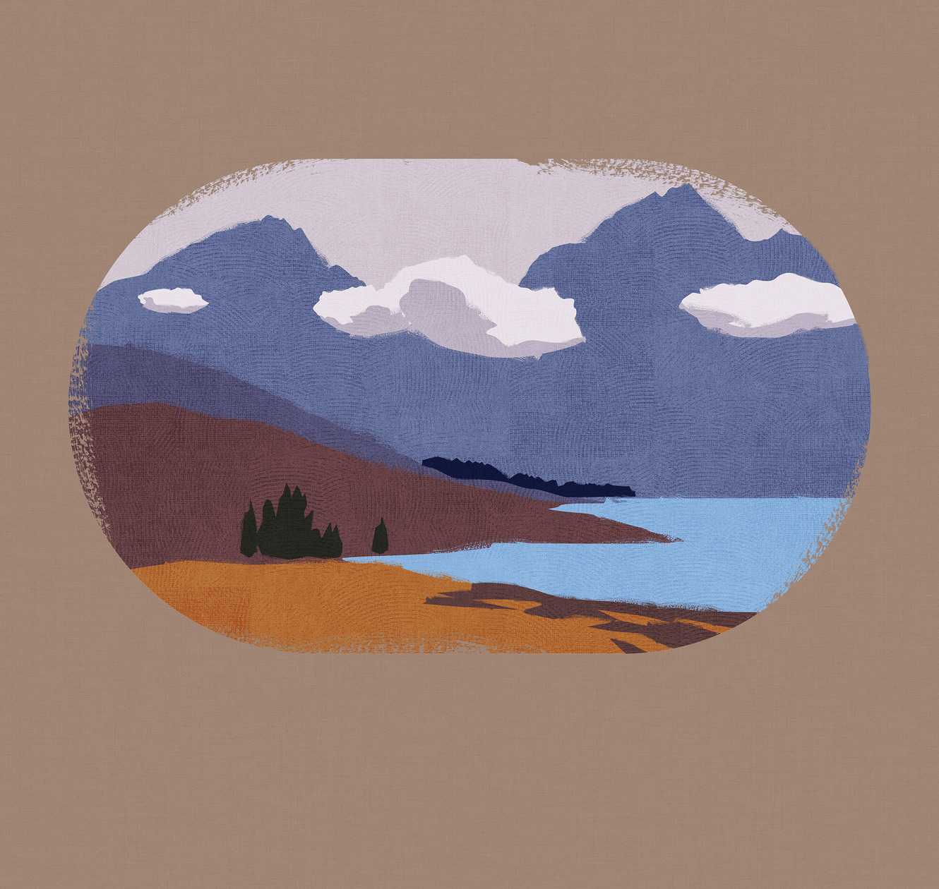 Панно Luna Круиз Путешествие в интерьере Вершины CRZ2 012 3×2